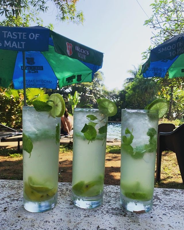Coolers from our bar, Laguna Anjuna