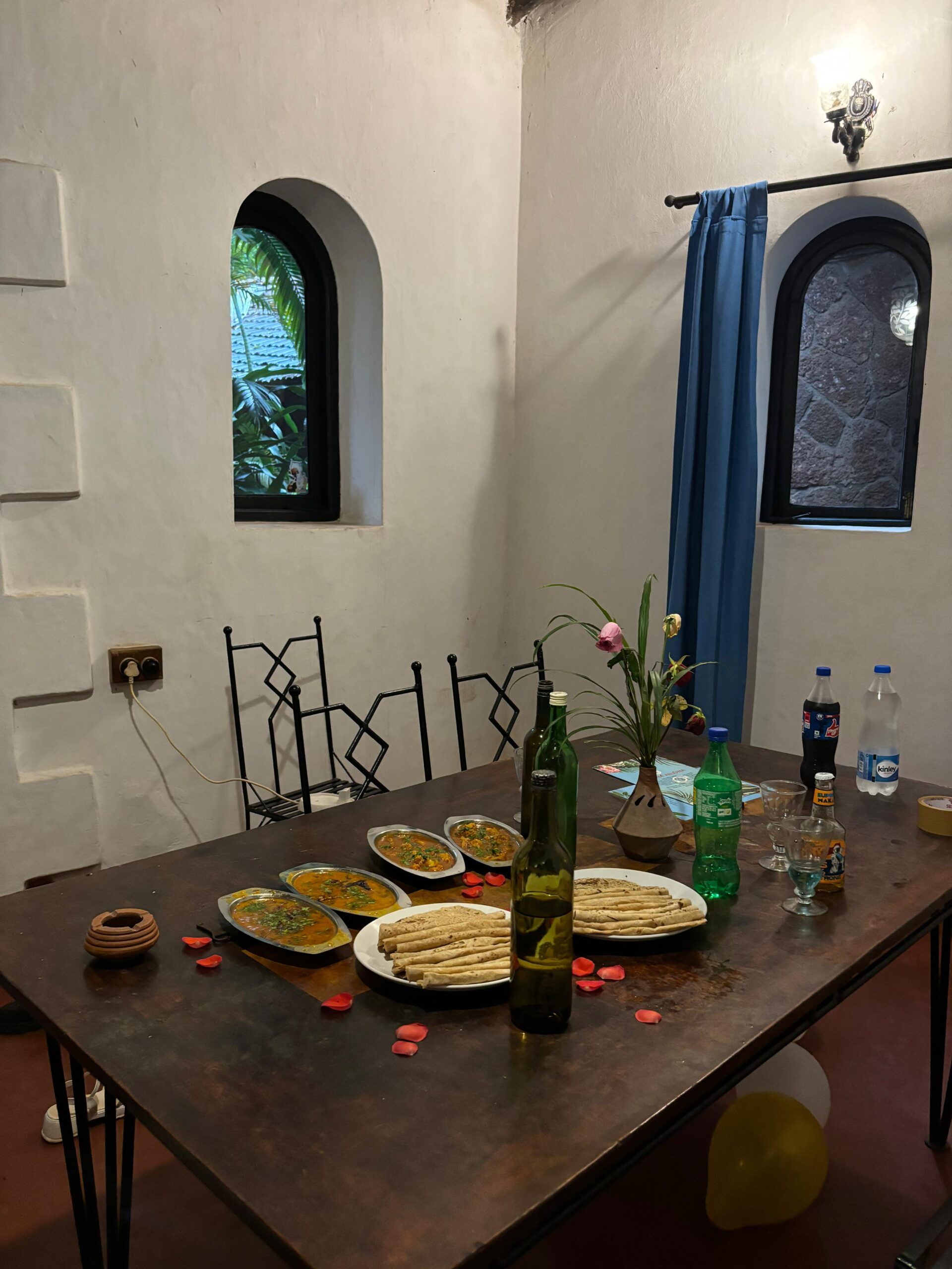 Dining table, 2 bedroom cottage